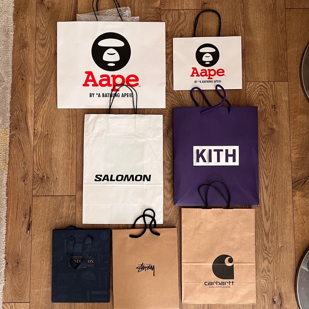 9 Collection of Branded Shopping Bags